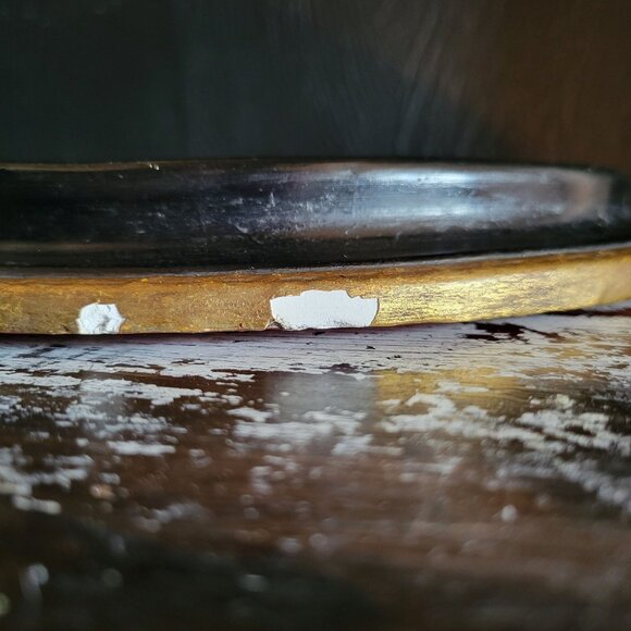 Antique Victorian Transferware Portrait Plaque on Chalkware Marguerite de Valois - Picture 9 of 9